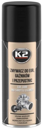 K2 ČISTIČ EGR PRE KARBURÁTORY A PLYNU 400 ML
