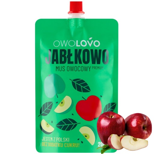 Zdravý ovocný dezert pre deti, jablko OWOLOVO