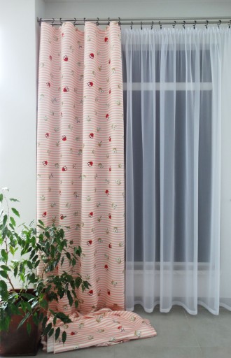 MG TK záves SATIN LOSOS ZVIERATÁ 145cm pol