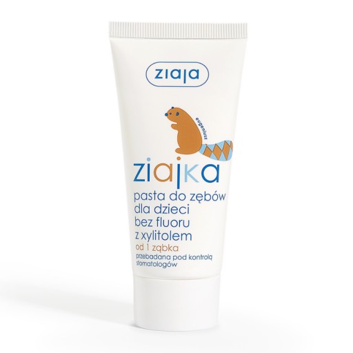 Ziajka Bezfluoridová zubná pasta pre deti s xylitolom 50 ml