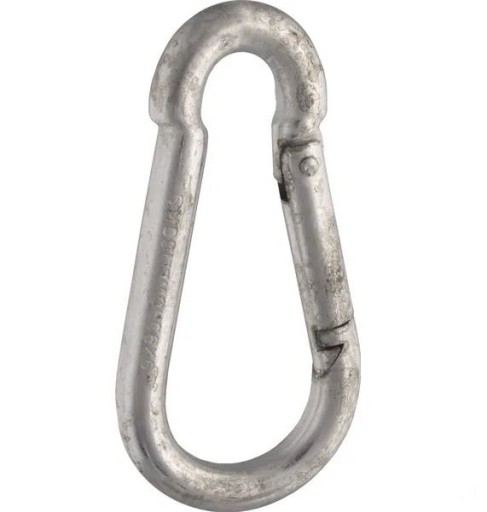 Pozinkovaná karabina 9 x 90 mm