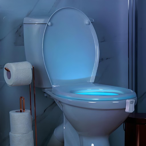 LED LAMPA PRE WC, SENZOR POHYBU A SVETLA
