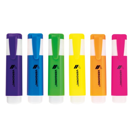 Kancelársky zvýrazňovač HIGHLIGHTERS sada farieb 6 ks