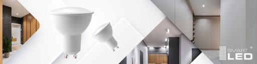 GU10 3W CCD LED žiarovka teplá biela halogénová úspora energie bez blikania