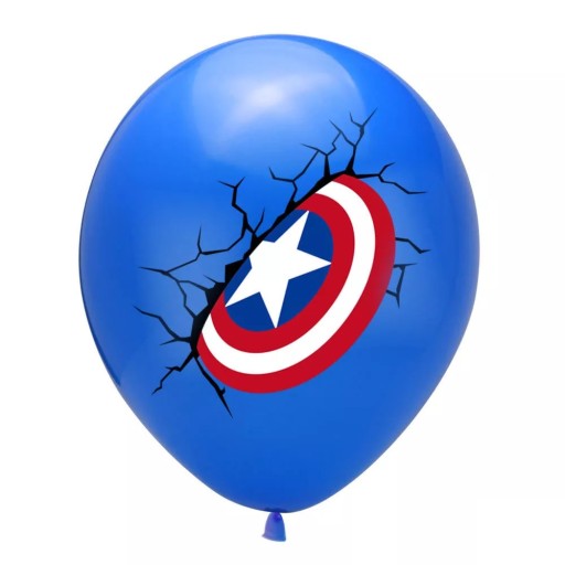 LATEXOVÝ BALÓN SUPERHRDINOVÉ HÉLIUM NA NARODENINOVÝ PLES 6 KS