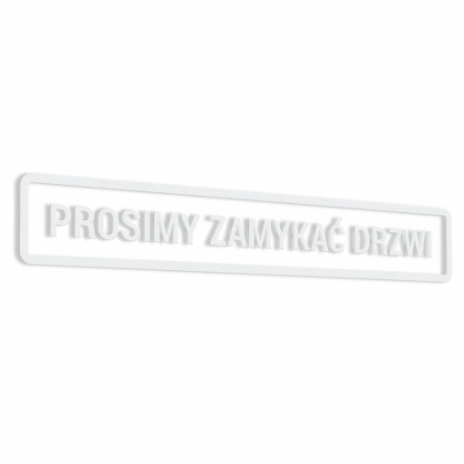 Prosím, zatvorte dvere - nálepka 5x30