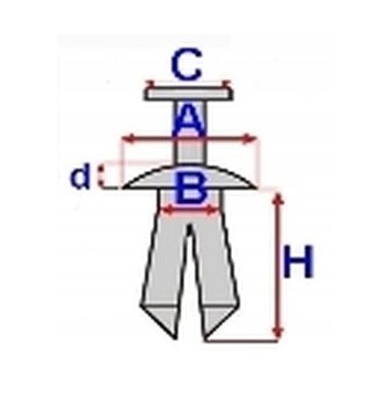 ČEP HONDA CB 125 300 500 1000 ⌀ 6mm
