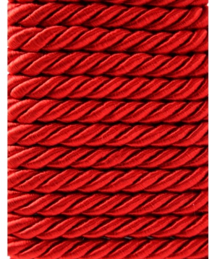 Ozdobná šnúrka 8mm červená