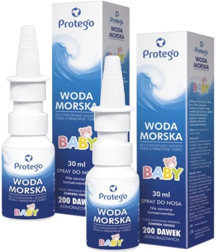 Protego Sea Water Baby nosový sprej 2x30 ml pre deti a dojčatá