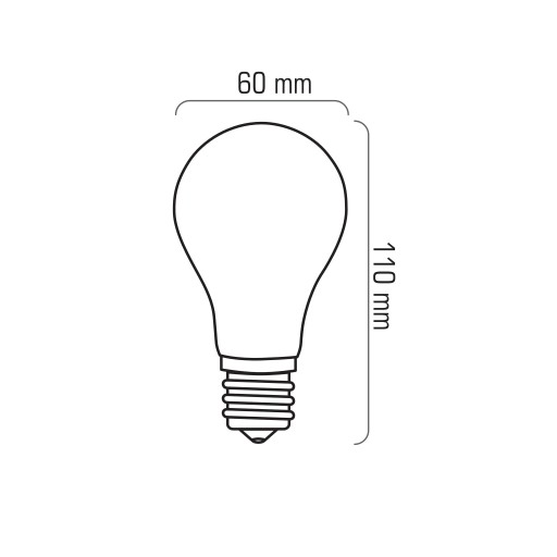 LED žiarovka E27 A60 13W=120W Filament 1894lm 360° Dekoratívna NEUTRÁLNA 4000K