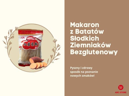 Sladké zemiakové cestoviny Bezlepková batátová stuha Sladké zemiaky 500g