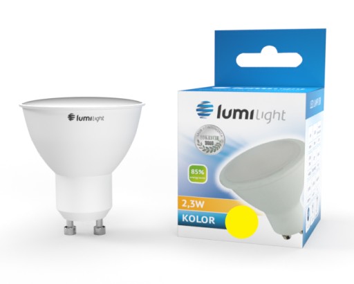 GU10 LED žiarovka 2,3W žltá 230V LL3784