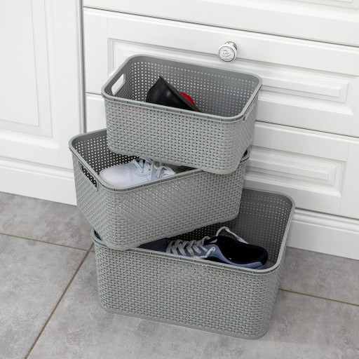 BRANQ - Ratanový kôš - plastová nádoba - kôš - box - 10L