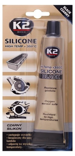 Čierny silikón 85g