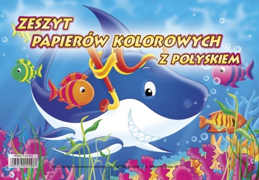 Zápisník z lesklých farebných papierov A4/10k. Kre