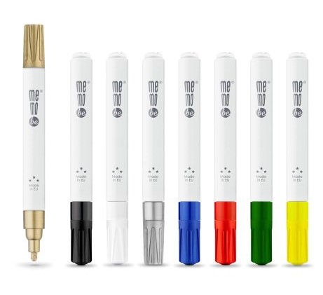 OLEJOVÝ ZNAČOVAČ BIELY MM301 MEMOBE 2-4mm 1 KUS