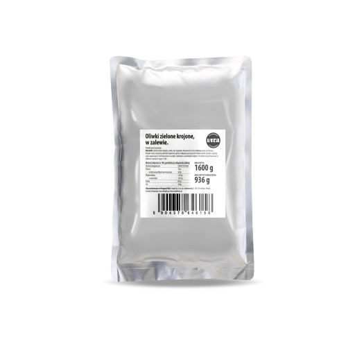 Nakrájané zelené olivy v marináde 1600g