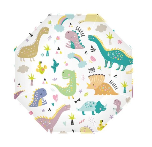 JURSKÉ DINOSAURY papierové taniere