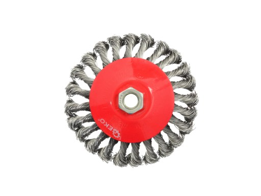 Pletená bočná drôtená kefa 125 mm M14