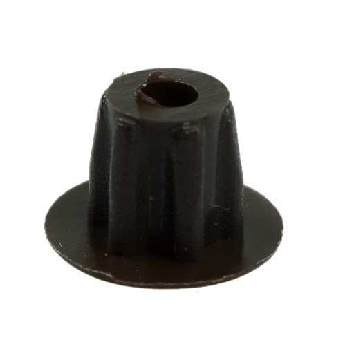100x nábytková hmoždinka Wenge pre otvor 5 mm