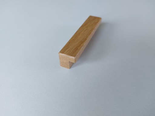 Drevená nábytková úchytka, dub ELKA, dĺžka 112mm, veľ. 80 mm
