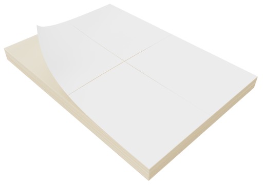 Termo kuriérske štítky A4 100x150 mm 100 listov samolepiace
