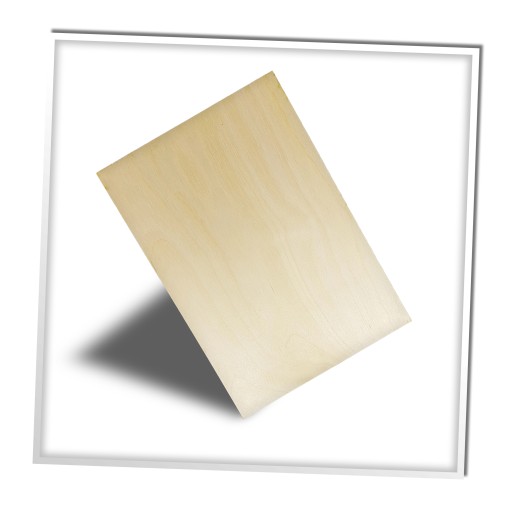 Drevená veľkosť A4, 3MM preglejka, pre CNC laser