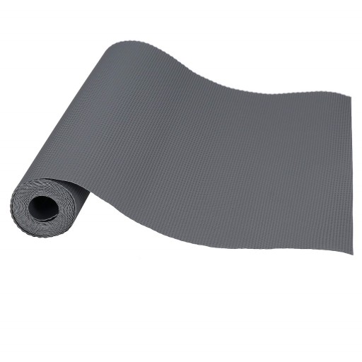 PROTIŠMYKOVÁ PODLOŽKA DO ZÁSUVKOV SKRINÍK, OCHRANNÁ PODLOŽKA, ŠEDÁ, 150 cm