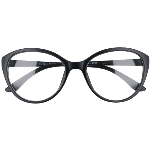 DÁMSKE okuliare CAT EYE, čierne CAT eye
