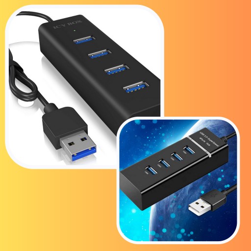 SPLITTER PORT SPLITTER HUB 4x USB 3.0