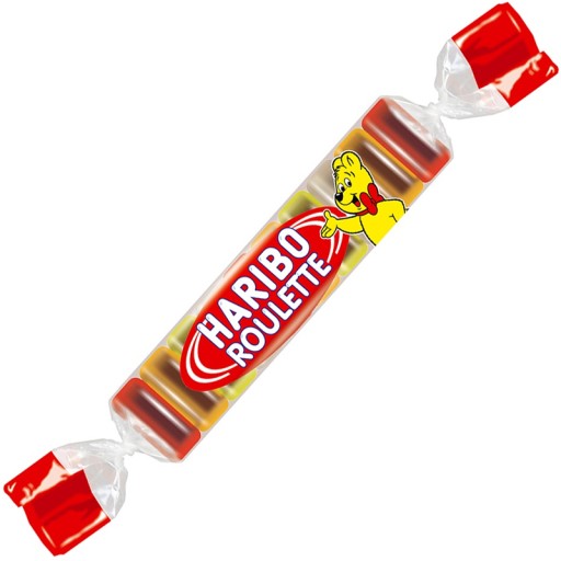 HARIBO RULETA OVOCNÉ ŽELÉ KRUHY KRUHY 25G