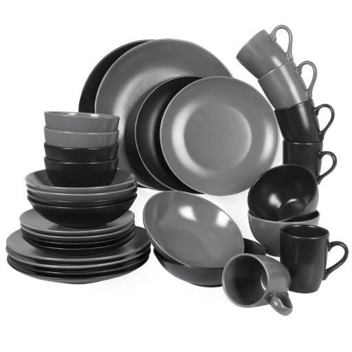 Hlboký GREY DINNER tanier na polievku