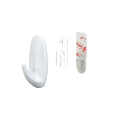 3M COMMAND HÁKY MALÉ BIELY 0,45 KG 2 KS + 4 UPEVŇOVACIE POPRUHY