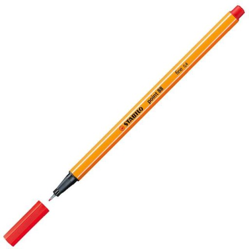 Jemná linka STABILO Point 88, červená