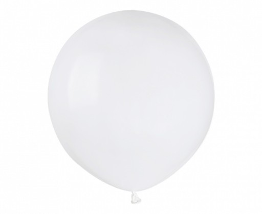 Latexový balón, pastelovo biela guľa, veľký, 48 cm