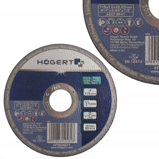 KORUNDOVÝ DISK NA KOV, INOX 115X1,0X22,23MM