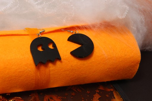 HALLOWEENSKÉ NÁUŠNICE Pacman 2 ks