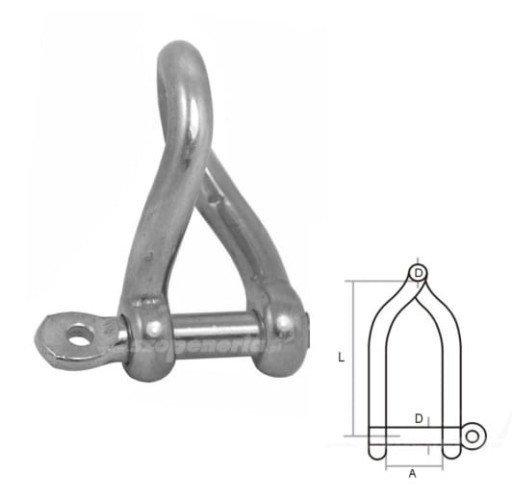 Kovaný točený strmeň 4 mm