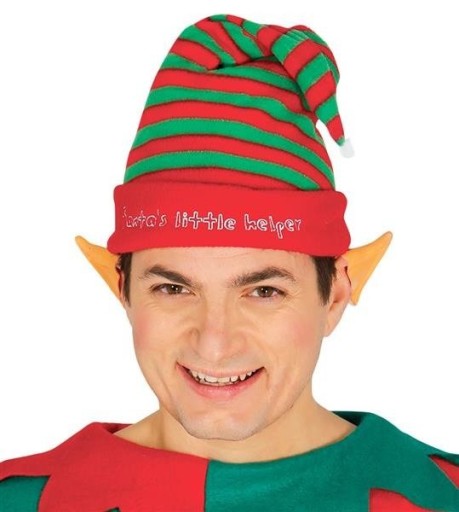 POMOCNÍK SANTOVHO ŠKRATKA KLOBÚKOVÝ ŠKRÍK S NÁPISOM