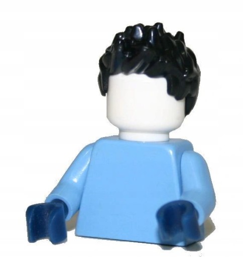 LEGO FIGURKA VLASY ČIERNE 98385