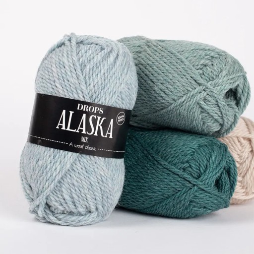 Priadza DROPS Alaska - Aran 100% vlna - 45-l.ol