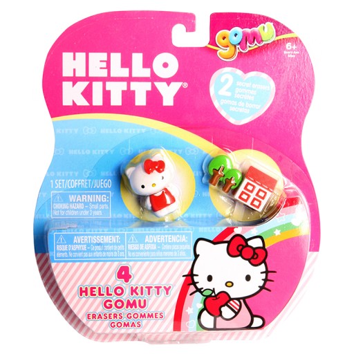 HELLO KITTY GUMA FÓRKY 4-BALENIE GOMU COBI