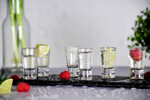 OKULIARE NA VODKU X ZLATÁ ŠPIRÁLA 25ml ELEGANT
