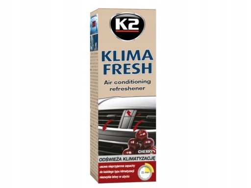 K2 KLIMA FRESH ČEREŠŇOVÝ OSVIEŽOVAČ KLIMATIZÁCIE