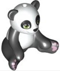 LEGO 16674pb02 PANDA BEAR NEW (2g)