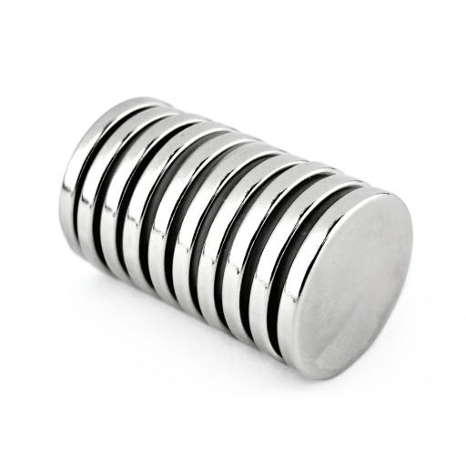 SILNÝ VALEC NEODYMOVÝ MAGNET 17x2 MM - 10 KS