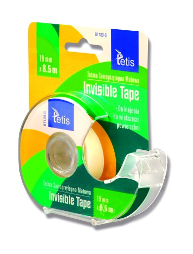 TETIS Neviditeľná páska s dávkovačom 19 mm x 8,5 m