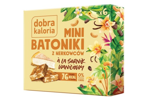 Dobra Kaloria Mini Bars vanilkový cheesecake 102g
