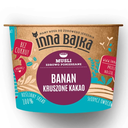Inna Bajka Müsli banán drvené kakao 60g