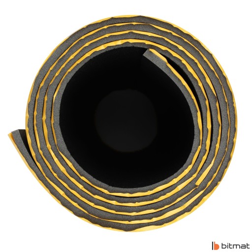 ZVUKOVÁ PENOVÁ PODLOŽKA PRE MASKY 15 mm 25x100 cm WAW s čiernym kotúčom filtra
